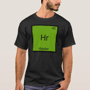 Camiseta de química de meme divertido de hipster H
