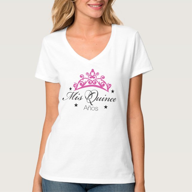 Camiseta de Quinceanera (Anverso)