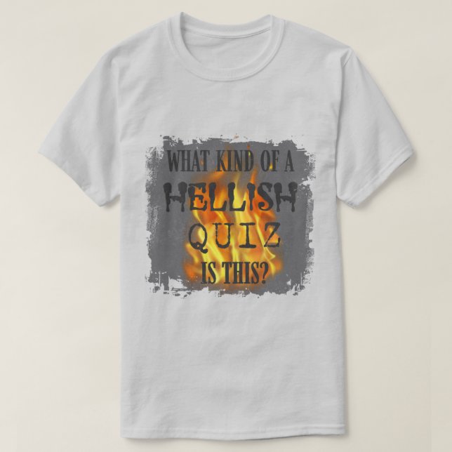 Camiseta de Quiz Infernal QI (Diseño del anverso)