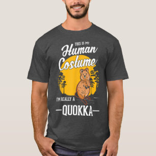 Camiseta de Quokka Human Costume Halloween Quokka