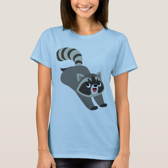 Camiseta de Raccoon, Personalizado de Prankish (Anverso)