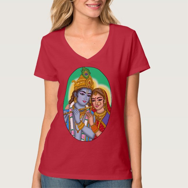 Camiseta de Radha Krishna (Anverso)