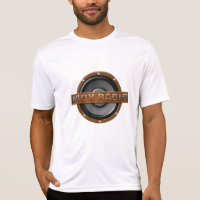 Camiseta de radio del logotipo del altavoz del
