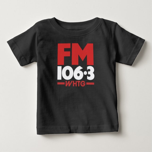 Camiseta de radio FM WHTG 106.3 _ Hoodie (Anverso)