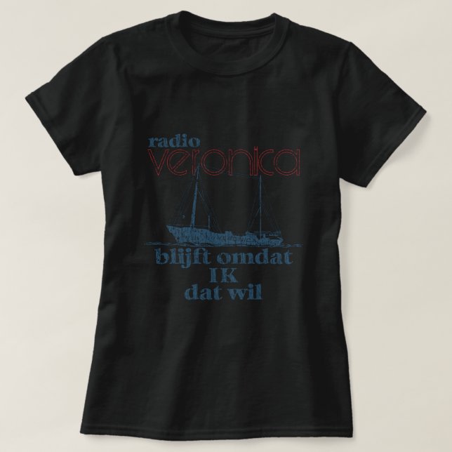 Camiseta de Radio Verónica 1960 (Diseño del anverso)