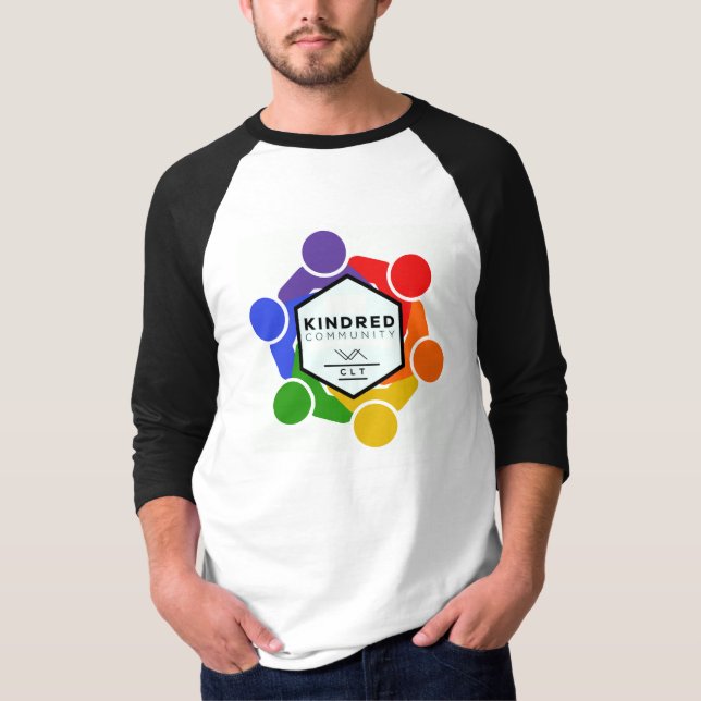 Camiseta de Raglán de 3/4 de Manga (Anverso)