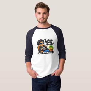 Camiseta de raglán de manga 3/4 para inversor - In