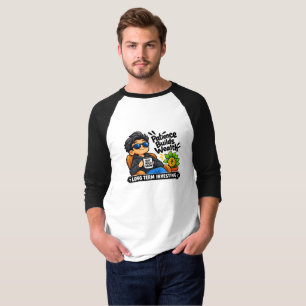 Camiseta de Raglan de Manga 3/4 para Inversor - In