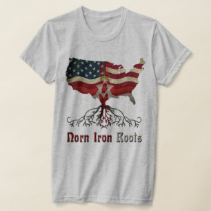 Camiseta de raíces norteamericanas