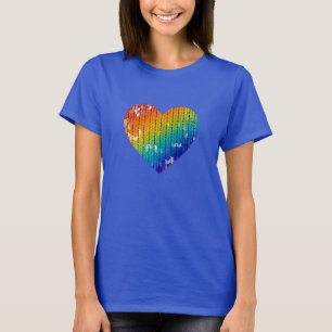 Camiseta de Rainbow Heart