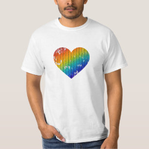 Camiseta de Rainbow Heart