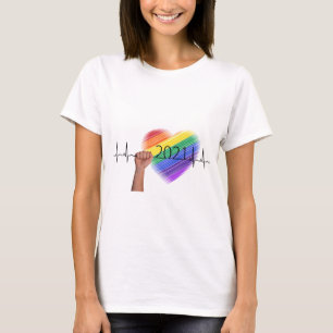 Camiseta de Rainbow Heart