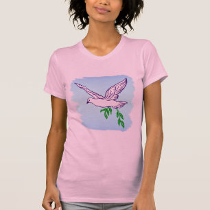 Camiseta de rama de olivo de Peace Dove