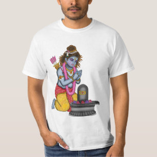 Camiseta de Rama Niño adorando a Shiva