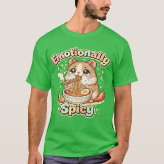 Camiseta de Ramen de Hámster Emocionalmente Picant