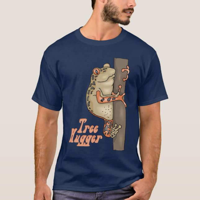 Camiseta de rana de árbol retro (Anverso)