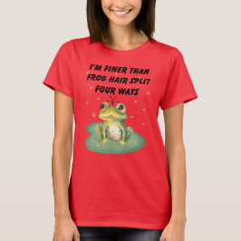 Camiseta De Rana De Rana Del Sur Que Es Humorístic
