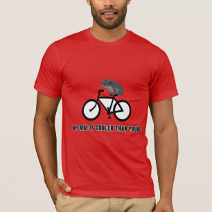 Camiseta de rana divertida en bicicleta   Animal d