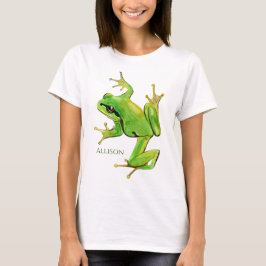 Camiseta de rana verde