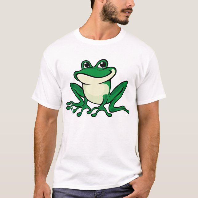 Camiseta de rana verde (Anverso)