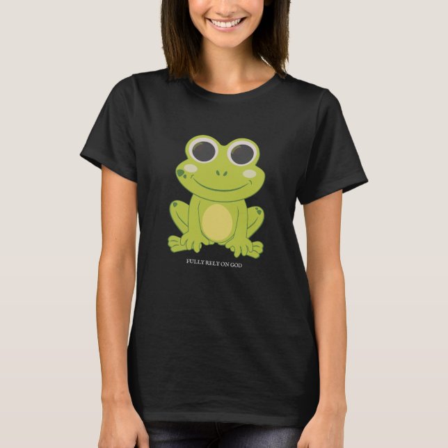 Camiseta de rana verde (Anverso)