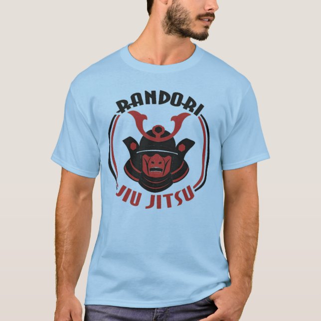 Camiseta de Randori Jiu Jitsu de los hombres (Anverso)