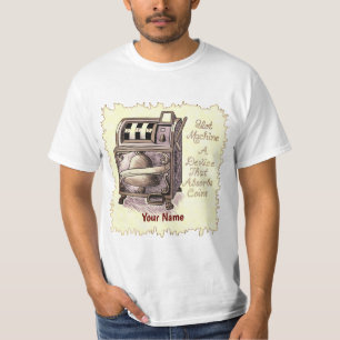 Camiseta de ranuras de campana roja de juego