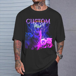 Camiseta de rap personalizada de los 90 con foto d