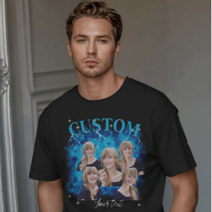 Camiseta de rap pirata personalizada de los 90 con