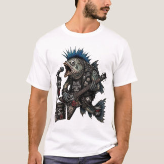 Camiseta de rape de rock punk