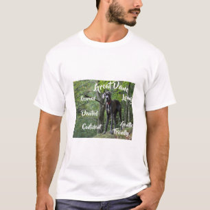 Camiseta de rasgos de perro Gran Danés
