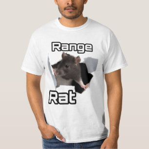 camiseta de rata de rango