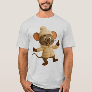 Camiseta de ratón de invierno | Personalizado grac