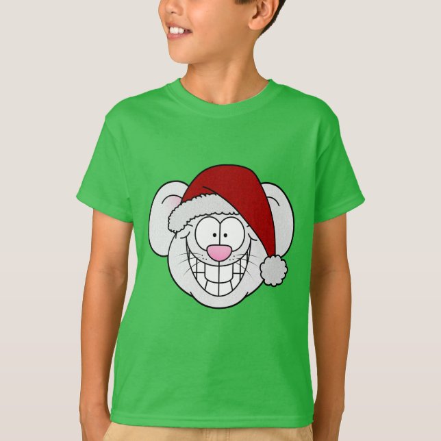 Camiseta de Ratón Santa (Anverso)