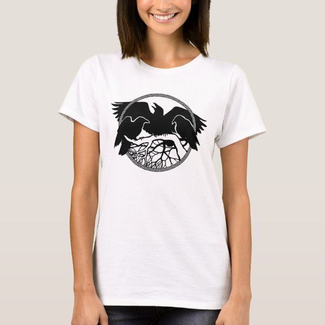 Camiseta de Raven para mujeres Camisetas orgánicos (Anverso)