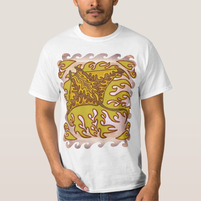 Camiseta de Raya Manta Flamígera (Anverso)