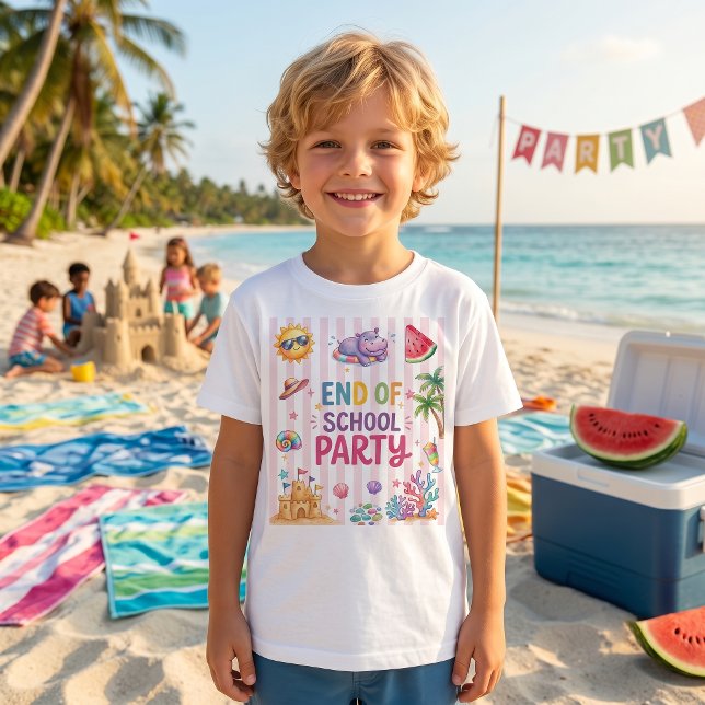 Camiseta de rayas de fiesta de fin de curso  (Subido por el creador)