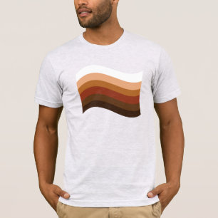 Camiseta de rayas de la bandera del orgullo de gen