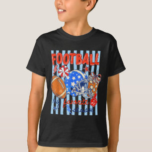 Camiseta De rayas divertido día de juego deportes fútbol es