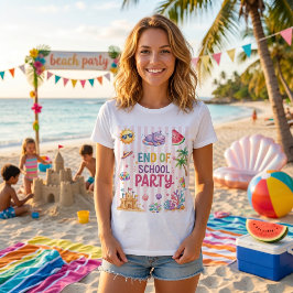 Camiseta de rayas para fiesta de fin de curso