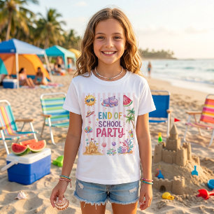 Camiseta de rayas para fiesta de fin de curso