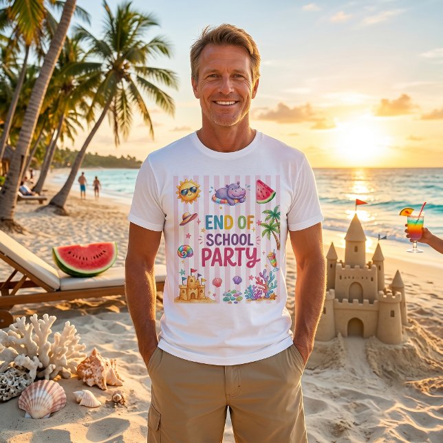 Camiseta de rayas para fiesta de fin de curso (Subido por el creador)