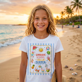 Camiseta de rayas para fiesta de fin de curso
