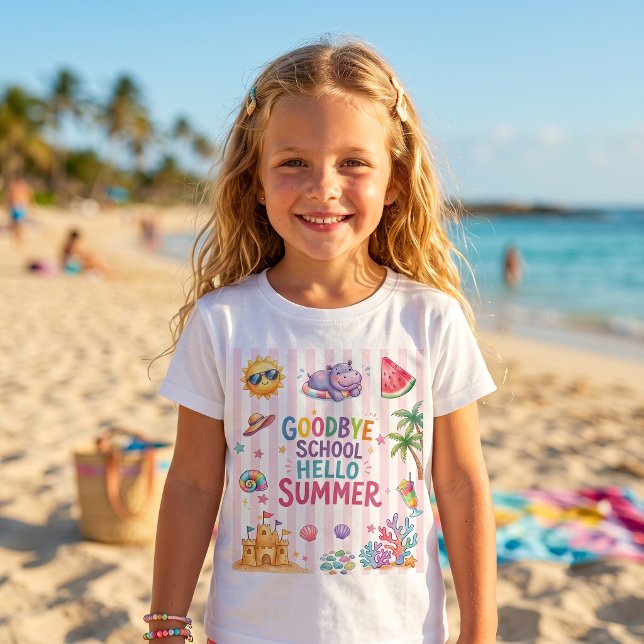 Camiseta de rayas para fiesta de verano Hello (Subido por el creador)
