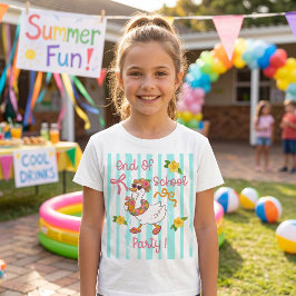 Camiseta de rayas para la fiesta de fin de curso S