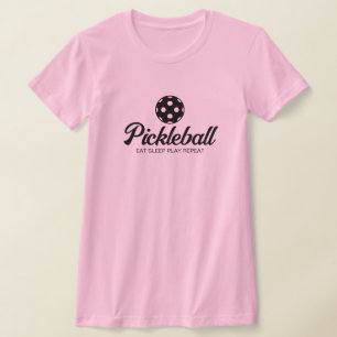 Camiseta de rebanada de enganche de pickleball ros