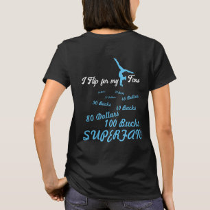 Camiseta de recaudación de fondos para gimnasia