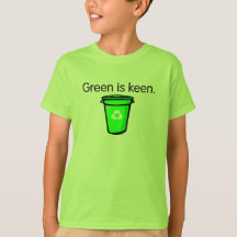 Camiseta de reciclaje para niños