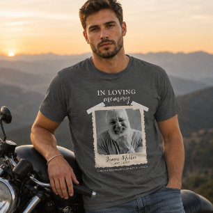 Camiseta de recuerdo con foto personalizada, Memor
