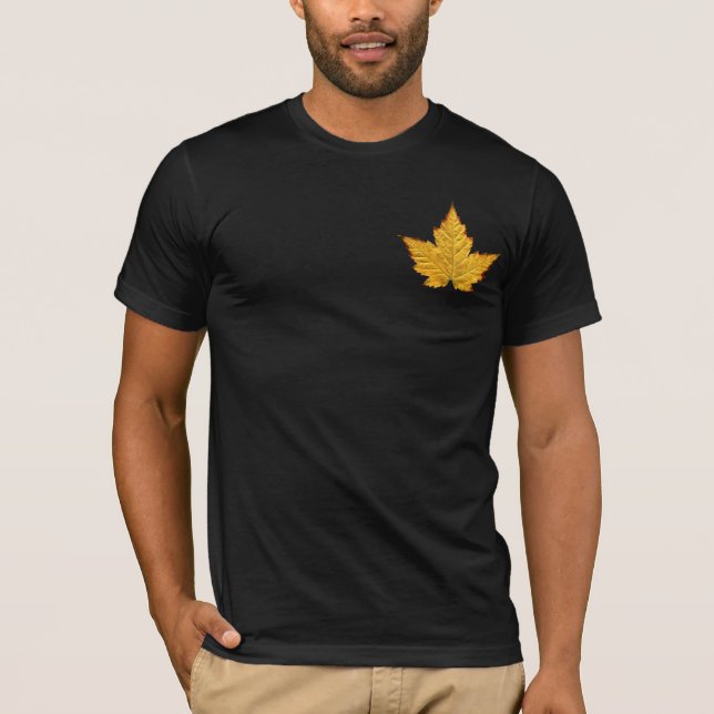 Camiseta de recuerdo de Canadá con hojas de arce (Anverso)